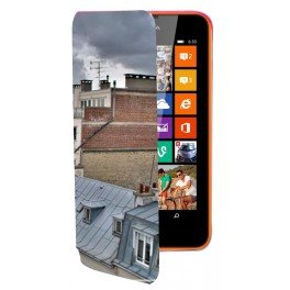 Etui portefeuille personnalis&eacute; pour Nokia Lumia 830