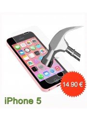 Protection en verre trempé pour Iphone 5/5S/5C