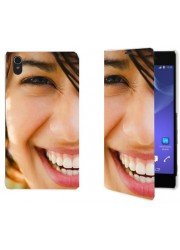 Etui à rabat Sony Xperia Z4 personnalisé avec photos