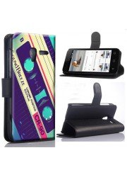 Housse Alcatel Pixi 3 5.0 pouces personnalisée avec fenêtre