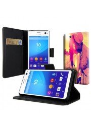 Housse personnalisée Sony Xperia C4 avec fenêtre