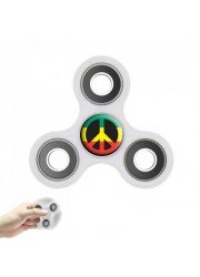 Hand spinner personnalisé anti-stress blanc