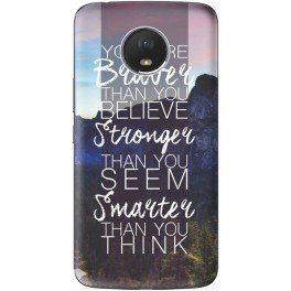 Silicone Motorola Moto E4 personnalis&eacute;e