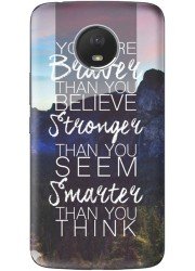 Silicone Motorola Moto E4 personnalisée