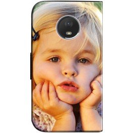 Housse portefeuille Motorola Moto E4 personnalis&eacute;e