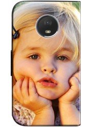 Housse portefeuille Motorola Moto E4 personnalisée