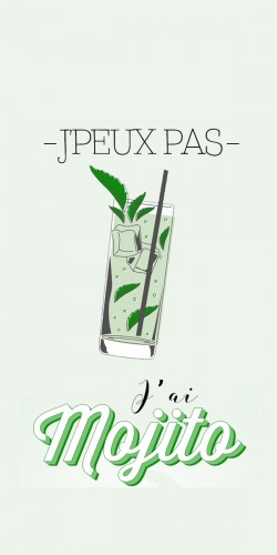 Coque J\\\'peux pas j\\\'ai mojito 