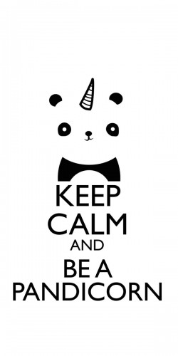 Coque Keep Calm and be a Pandicorn