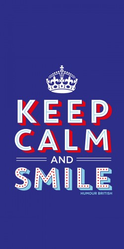 Coque Keep Calm and Smile