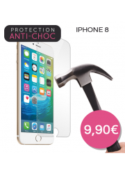 Protection en verre trempé pour iPhone 8