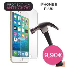 Protection en verre trempé pour iPhone 8 Plus