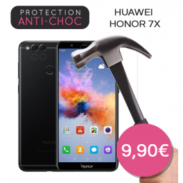 Protection en verre trempé pour Huawei Honor 7X