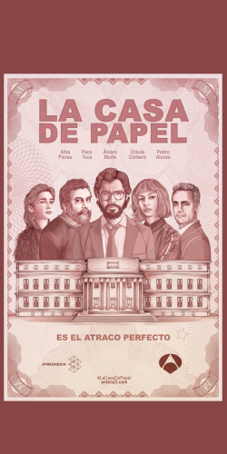 Coque Casa de Papel Vintage 