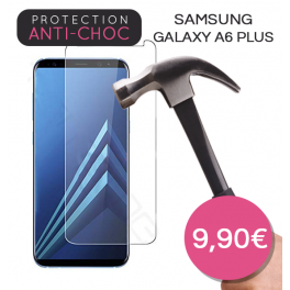 Protection en verre trempé pour Samsung Galaxy A6 Plus 