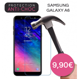 Verre trempé Galaxy A6 2018 - Film vitre protection écran Samsung Galaxy A6  2018