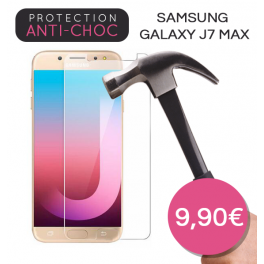 Protection en verre tremp&eacute; pour Samsung Galaxy J7 Max