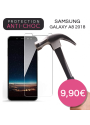 Protection en verre trempé pour Samsung Galaxy A8 2018