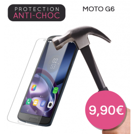 Protection en verre trempé pour Moto G6