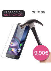 Protection en verre trempé pour Moto G6