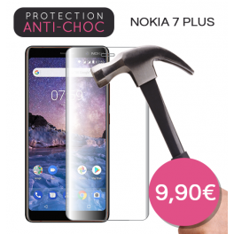 Protection en verre trempé pour Nokia 7 Plus