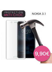 Protection en verre trempé pour Nokia 3.1
