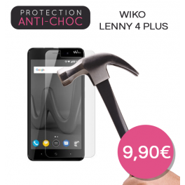 Protection en verre tremp&eacute; pour Wiko Lenny 4 Plus