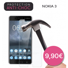 Protection en verre trempé pour Nokia 3