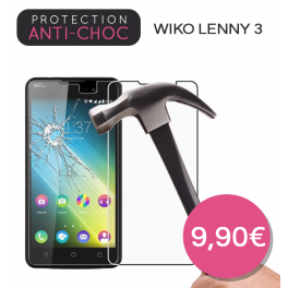 Protection en verre trempé pour Wiko Lenny 3