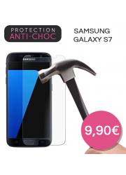 Protection en verre trempé pour Samsung Galaxy S7