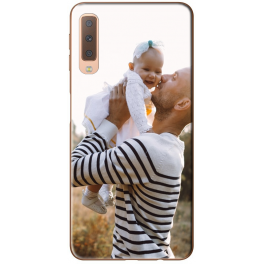 Silicone Samsung Galaxy A7 2018 personnalis&eacute;e