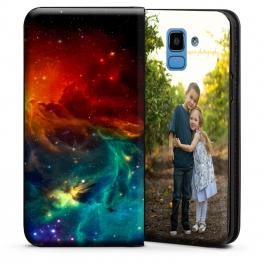 coque portefeuille galaxy j6 plus