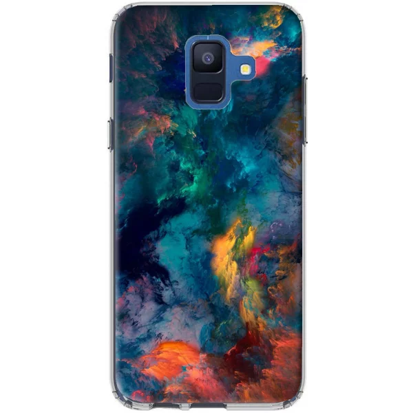 Coque Samsung Galaxy A6 2018 Coeur Bleu