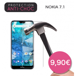 Protection en verre trempé pour Nokia 7.1