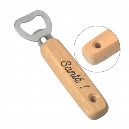Ouvre-bouteille d&eacute;capsuleur en bois personnalis&eacute; 7.90&euro;