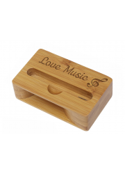 Station d'accueil smartphone en bois &agrave; graver