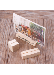 Porte-photos en bois personnalisable - grand format