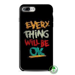 Coque BIO iPhone 8 personnalisée (noire)