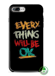 Coque BIO iPhone 8 personnalis&eacute;e (noire)