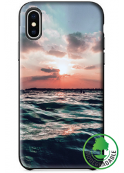 Coque BIO iPhone X personnalisée (noire)