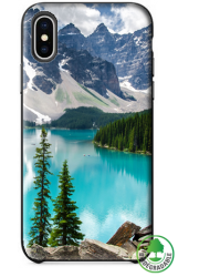 Coque BIO iPhone XS personnalisée (noire)