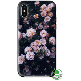Coque BIO iPhone XS Max personnalis&eacute;e (noire)