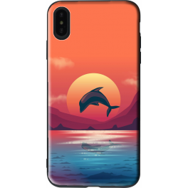 Coque BIO iPhone XR personnalis&eacute;e (noire)