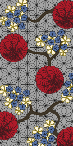 Coque Motif JAPON FLEURS