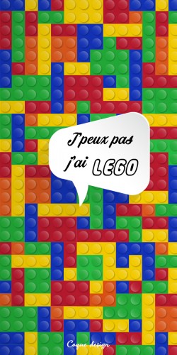 Coque J\\\'peux pas j\\\'ai LEGO