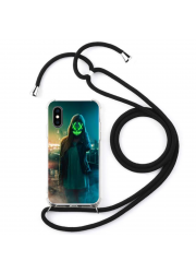 Coque cordon collier personnalisable iPhone XS