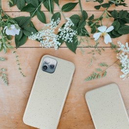 Coque personnalisée Biodégradable iPhone 7 / iPhone 8 Blanc nature 