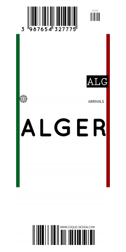 Coque Alger voyage