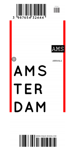 Coque Amsterdam voyage