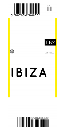 Coque IBIZA voyage