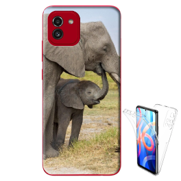 Coque 360 Samsung Galaxy A03 personnalis&eacute;e